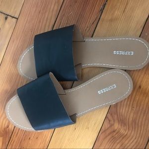 Women’s Black Sandals, Express